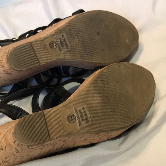 Strappy Cork Wedge- Worn ONCE - Picture 6 of 8